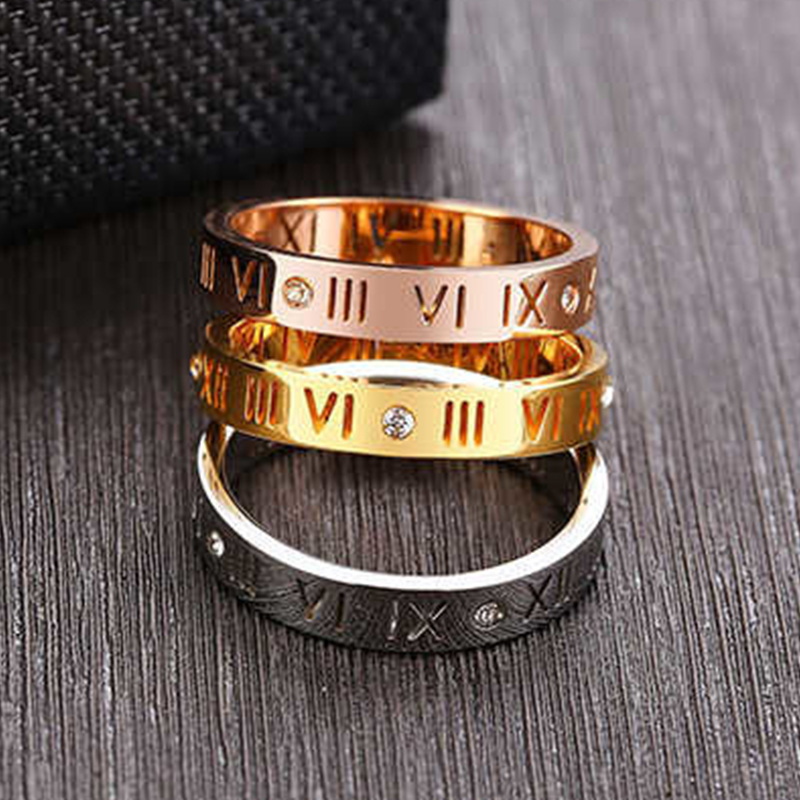 Hollow Roman Numeral Ring Stai - Wrap Ring Gold recension och pris