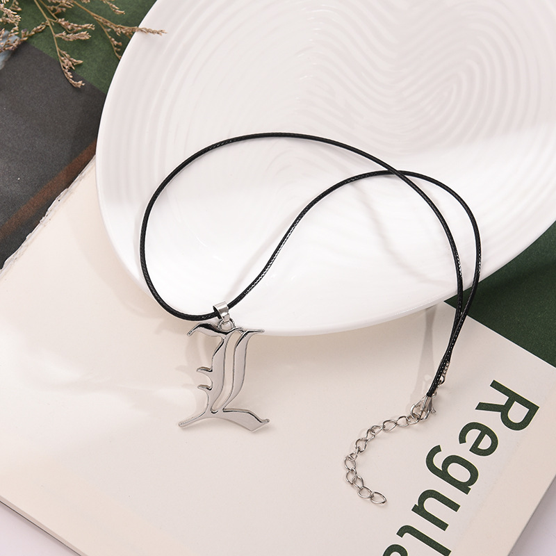 Anime Death Note L Logo Alloy  - Women Accessories Logo recension och pris