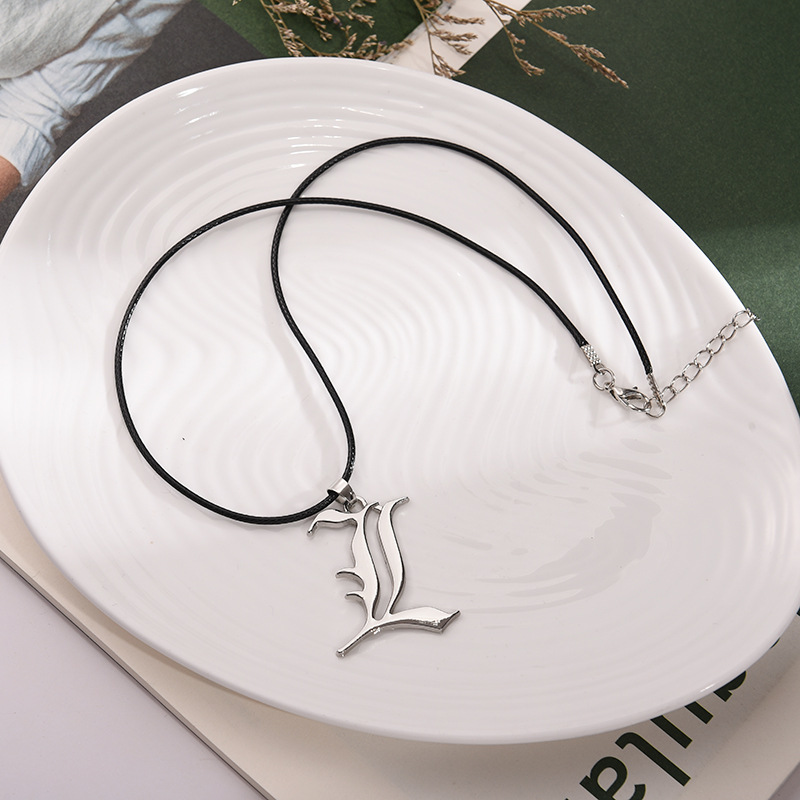 Anime Death Note L Logo Alloy  - Women Accessories Logo recension och pris