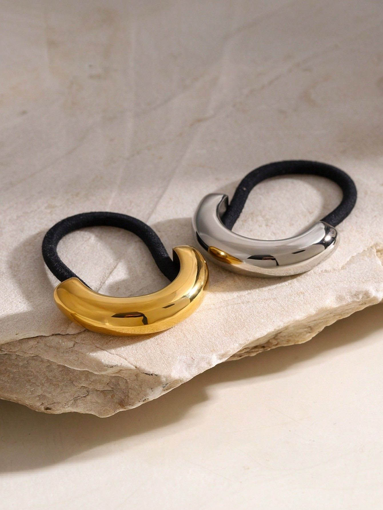Women's Gold Metal Hairband Se - Wrap Ring Gold recension och pris